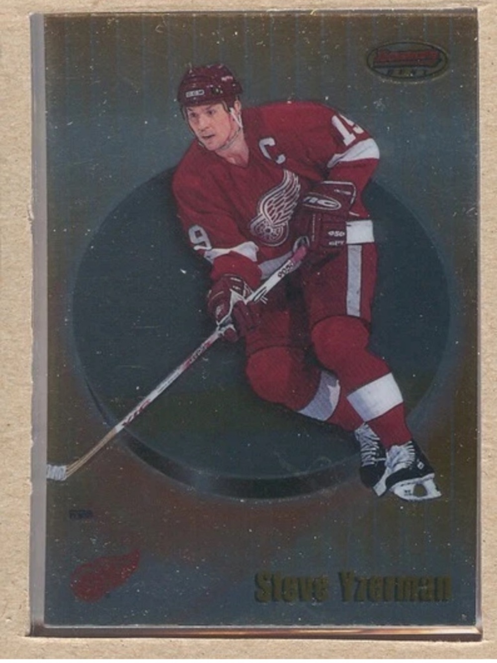 🇨🇦NOW $3🍀 Steve Yzerman 1998/99 Bowman Best Detroit Red Wings Hockey Card